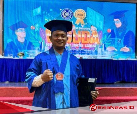 Ketua PABERSI Sumut Rico Goncalwes Raih Gelar Doktor Usai Teliti Sengketa Atlet, Disertasi Dijadikan Buku