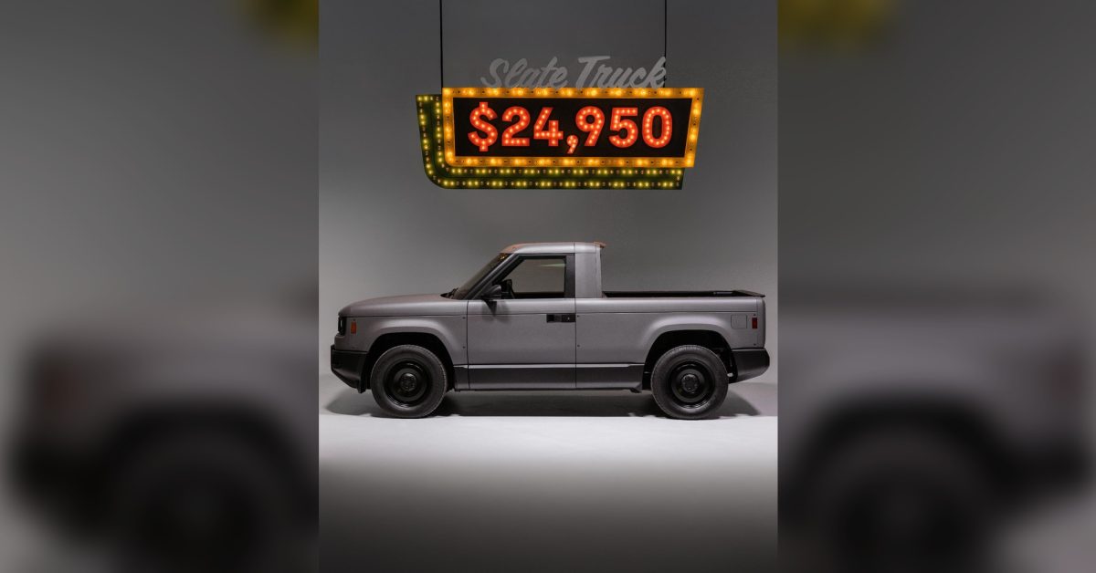Slate Auto Mulai Jual Pikap Listrik Seharga Rp 399 Juta, Jarak Tempuh 330 Km