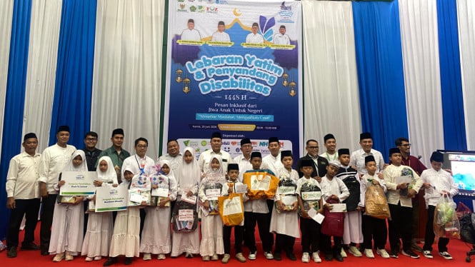 Kemenag dan FOZ Sumut Santuni 1.000 Anak Yatim dan Penyandang Disabilitas di Medan, Peringati Tahun Baru Islam 1448 H