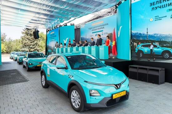 Green SM Resmi Luncurkan Layanan Ride-Hailing Listrik di Kazakhstan, Armada Pakai VinFast VF 6 Eco