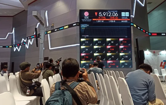 IHSG Dibuka Melemah ke 5.873, Investor Asing Jual Bersih Rp 1,17 Triliun, Bursa Asia Justru Menguat