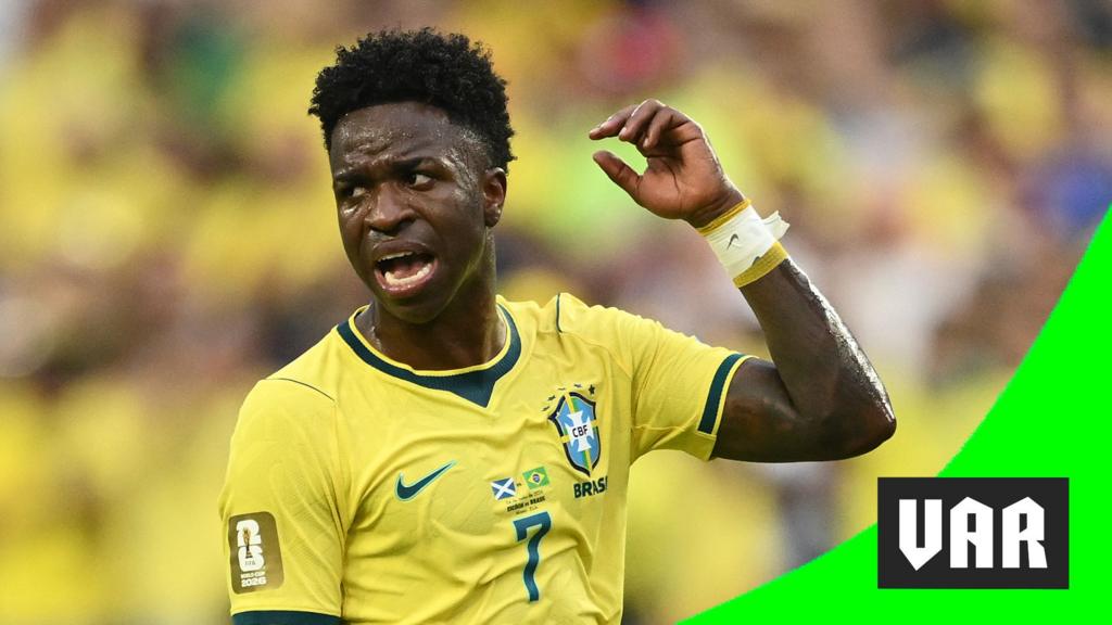 VAR Batalkan Gol Brasil, Vinicius Junior Dihukum Langgar Kiper Skotlandia