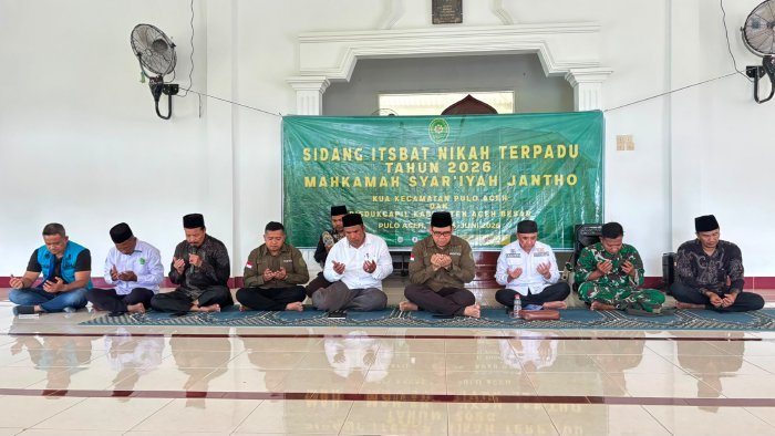 47 Pasangan di Pulo Aceh Akhirnya Miliki Buku Nikah dan KK Usai Sidang Itsbat Terpadu