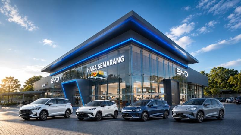 BYD dan Haka Auto Resmi Buka Empat Diler Baru di Jawa Tengah, Target Permudah Layanan Purna Jual