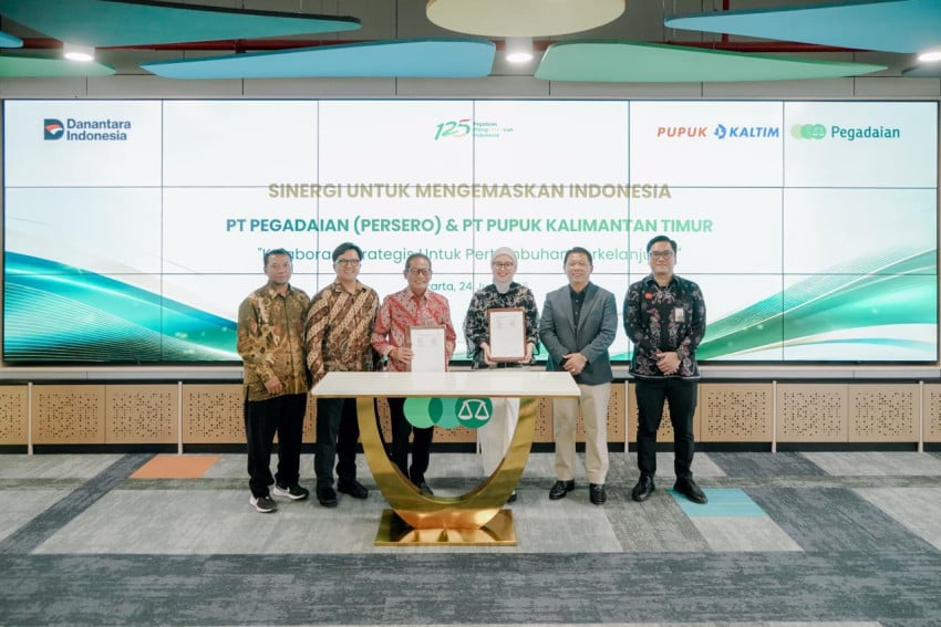 Pegadaian dan Pupuk Kaltim Teken Kerja Sama 3 Tahun, Karyawan Bisa Nabung Emas dengan Skema Khusus