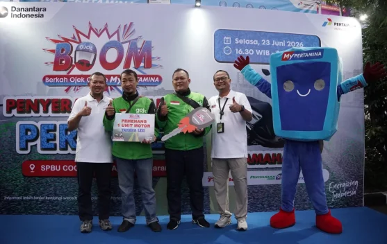 Setia Isi Pertamax via MyPertamina, Lima Ojol Jateng-DIY Bawa Pulang Motor Baru
