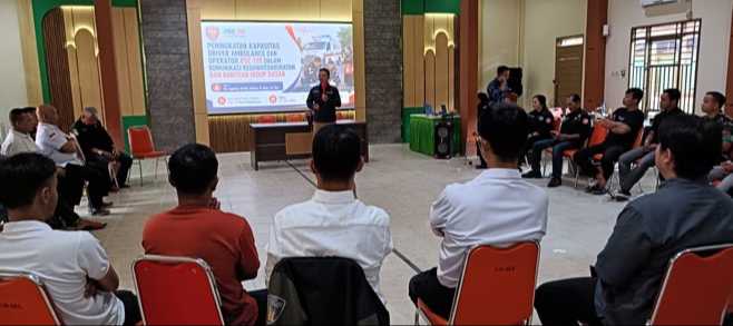 Dinkes Singkawang Latih Driver Ambulans dan Operator PSC 119, Perkuat Koordinasi Layanan Darurat dengan 112