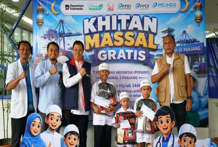 Pelindo Regional 2 Panjang Sunat Gratis 156 Anak, Bantuan Langsung untuk Warga Sekitar Pelabuhan