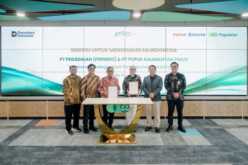 Pegadaian dan Pupuk Kaltim Teken Kerja Sama Tiga Tahun, Karyawan Bisa Akses Tabungan Emas dan Pembiayaan