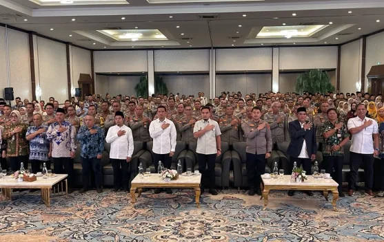 Densus 88 Antiteror Libatkan 400 Penyuluh Agama dan Perangkat Desa di Cilegon dalam Deklarasi Tolak Radikalisme