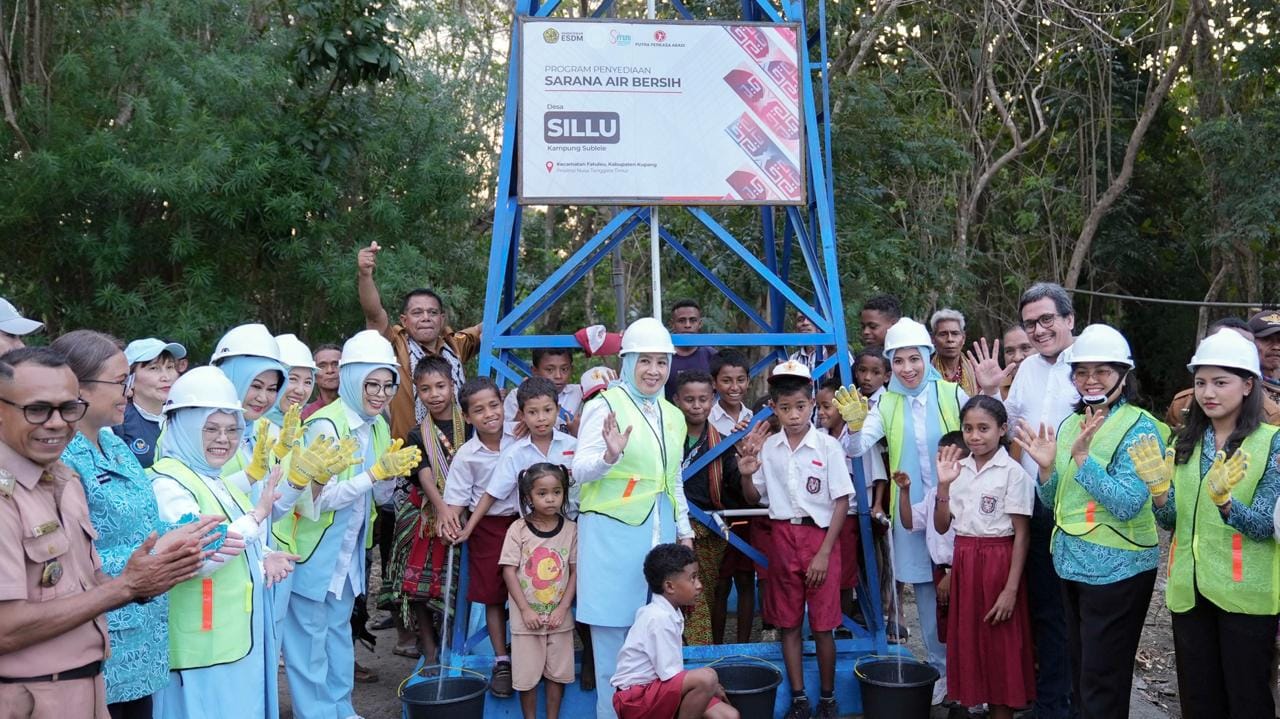 PPA Bor Sumur Air Tanah di NTT, 110 Kepala Keluarga di Kampung Sublele Kebagian Air Bersih