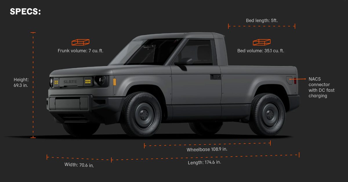 Harga Slate Electric Truck Resmi Rp 399 Juta, Insentif Negara Bagian Bisa Bikinnya Kembali di Bawah Rp 320 Juta