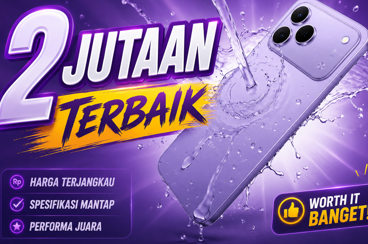 7 HP Rp2 Jutaan Terbaik Juni 2026: Infinix Hot 70 hingga Redmi 15C, Baterai 6.000 mAh dan Layar 120Hz