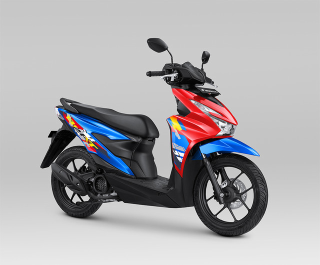 Honda BeAT 2026 Dapat Warna Baru Glossy Blue Black dan Glossy Red Blue, Harga Mulai Rp19 Jutaan