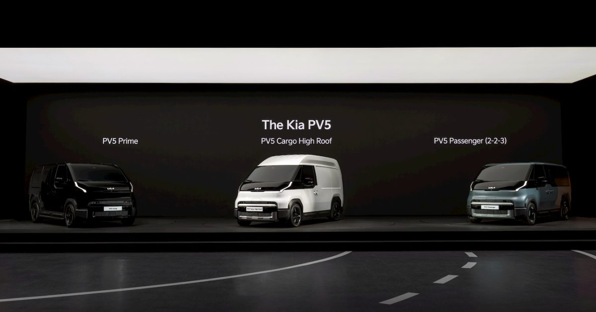 Kia PV5 Electric Van Resmi Punya Varian 7-Penumpang, Ini Detail Ketiga Model Barunya