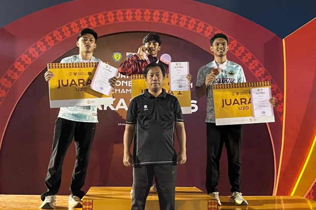 M Ariel Hairuddin Sumbang Emas 100 Meter U-20, Andra Pratama Patabang Raih Perak di Kejurnas Atletik 2026