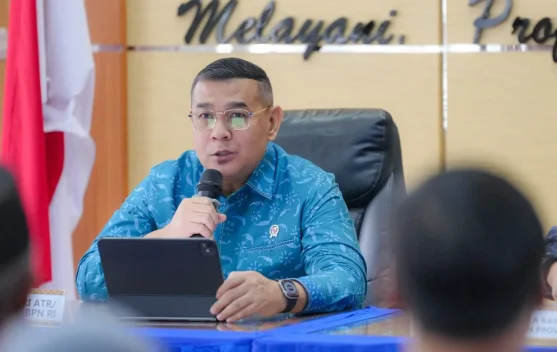 Wamen ATR/BPN Ossy Dermawan Sambangi Lampung, Tekan Profesionalisme Loket Jadi Tolok Ukur Keberhasilan Kantah