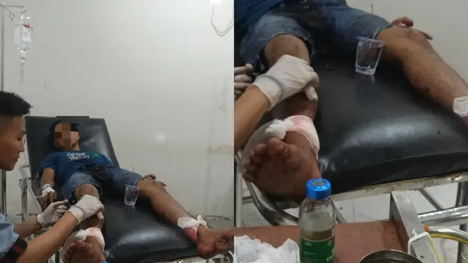 Honorer Damkar Bandar Lampung Bacok Tetangga hingga Kritis, 20 Luka di Tubuh Korban