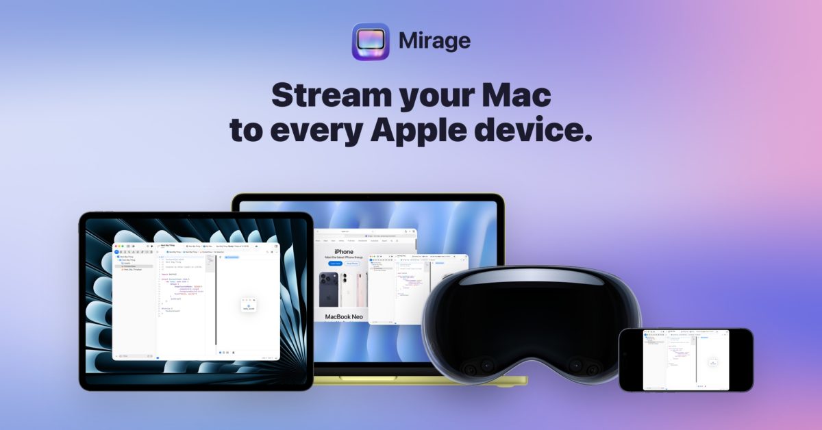 Mirage: Aplikasi Baru untuk Mirroring Layar Mac ke iPad dengan Kualitas Retina dan 120fps