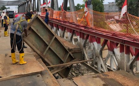 Kementerian PU Perbaiki Jembatan Bailey di Bireuen Aceh, Arus Lalu Lintas Dialihkan Sementara