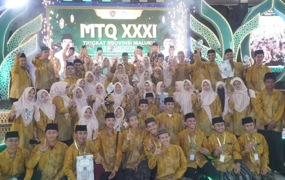 Kota Tual Juara Umum MTQ XXI Provinsi Maluku 2026, Kumpulkan 409 Poin di Ambon