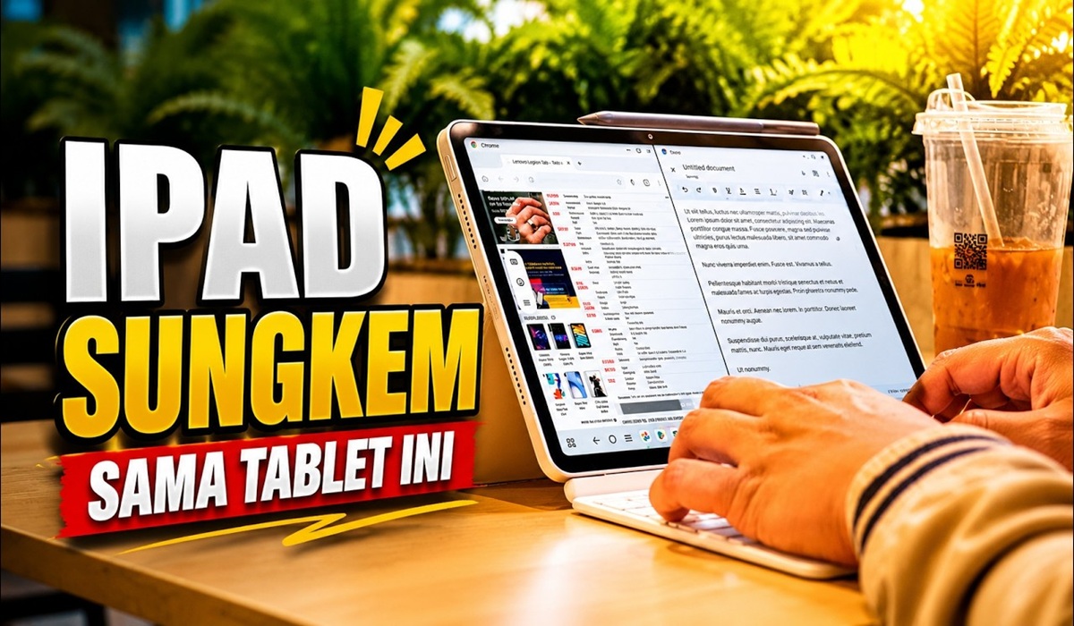 Lenovo Yoga Tab Rp10 Jutaan, Tablet Android dengan Layar 144 Hz dan Dolby Atmos