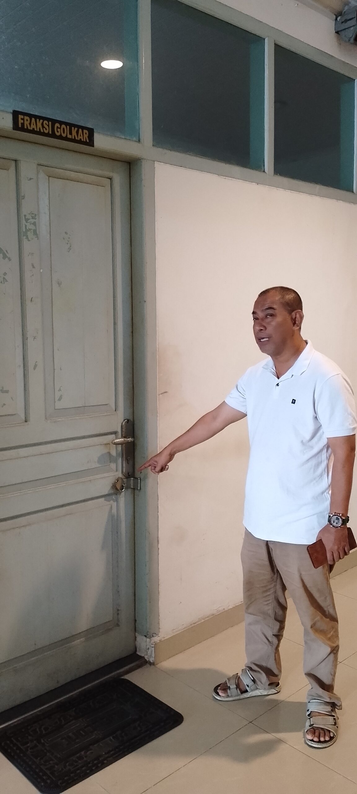 Kader Golkar Soroti Ruang Fraksi DPRD Bangka Dikunci Ganda dengan Gembok Saat Paripurna, Kecewa Fungsi Aspirasi Terganggu