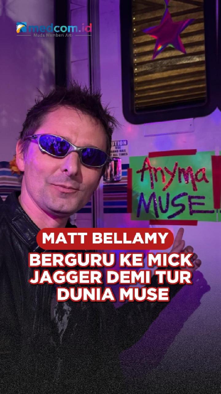 Vokalis Muse Matt Bellamy Curi Tips Stamina Tur Dunia dari Mick Jagger, Siapkan Laser Baru