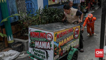 Warga Gandaria Utara Olah Sampah Makanan Jadi Kompos Lewat Gerobak Komling, Solusi Atasi Timbunan Limbah RT
