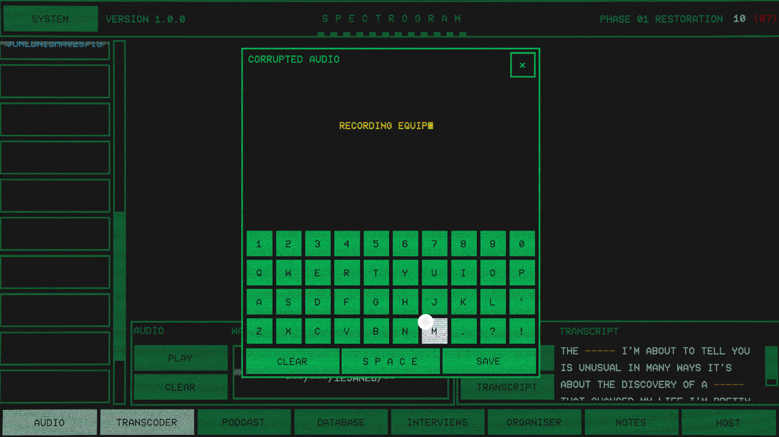 I'M YOUR HOST, Game Deduksi Audio dengan Misi Memulihkan Podcast yang Hilang