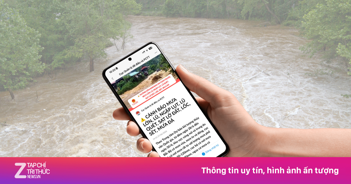 Zalo Kirim 7,3 Juta Peringatan Banjir ke 10 Provinsi Vietnam Utara, Antisipasi Curah Hujan Ekstrem