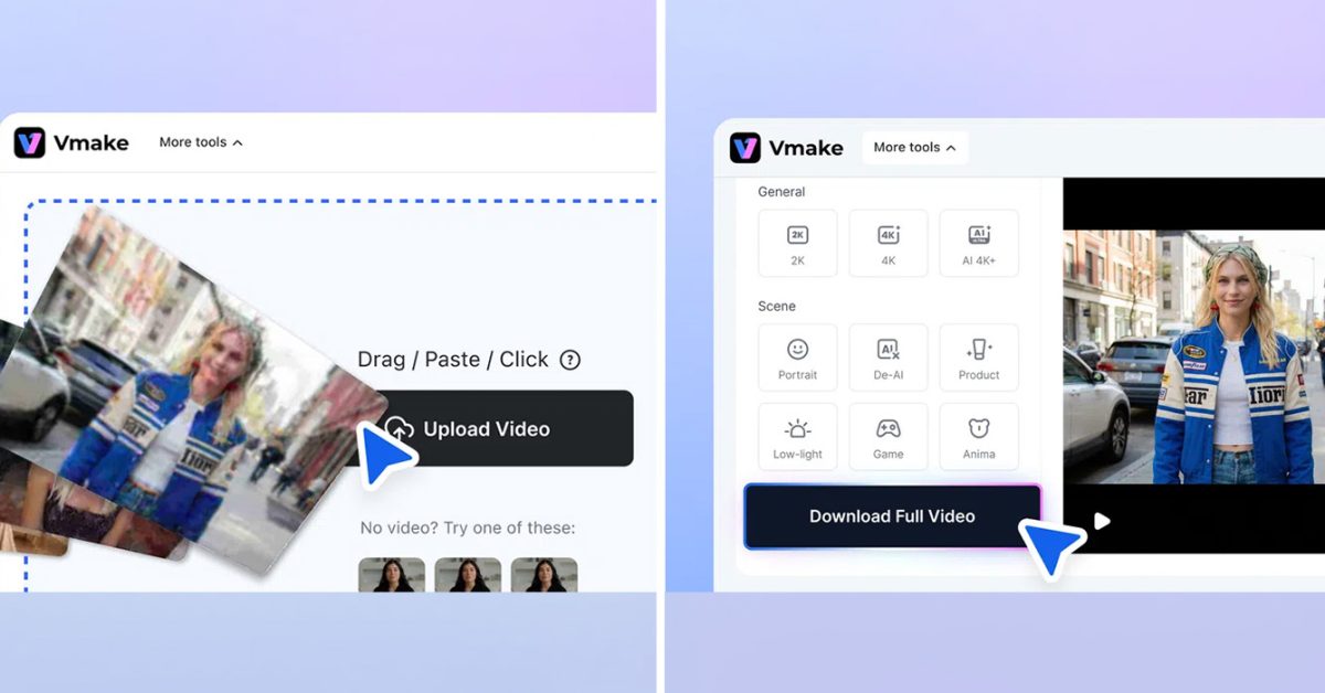 Vmake AI Video Studio Rilis Fitur Upscale 4K dan Hapus Watermark, Hanya Rp 85 Ribu per Bulan