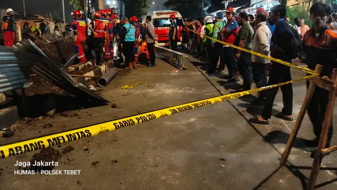 Balita Tewas Terperosok Lubang Proyek di Tebet, Polisi Selidiki Dugaan Kelalaian Kontraktor