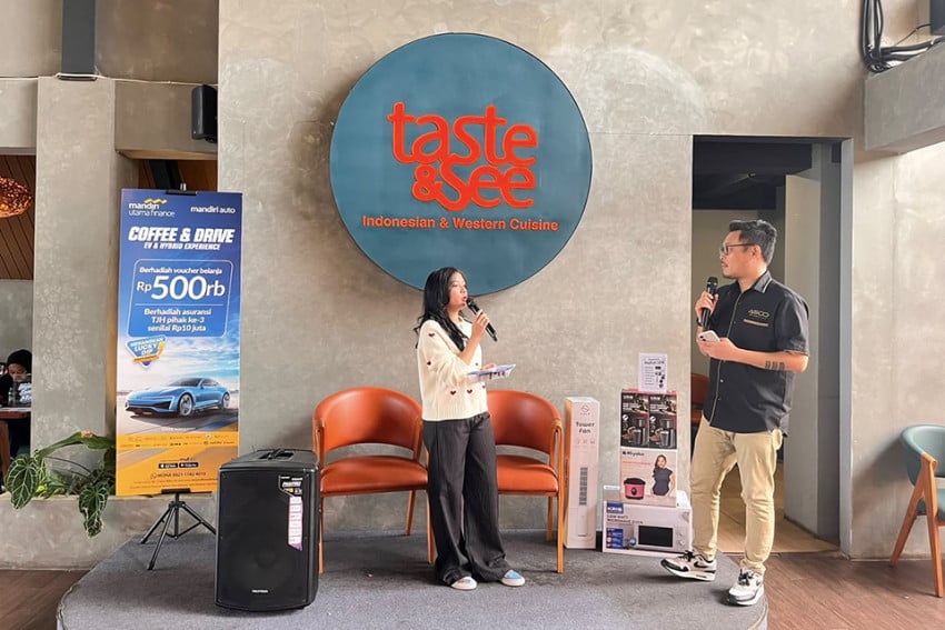 MUF dan Bank Mandiri Gelar Kopi Sambil Test Drive Mobil Listrik, Target Genjot Pembiayaan Hijau