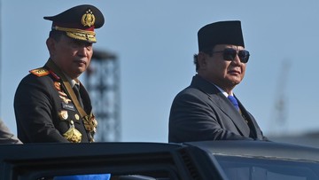 Presiden Prabowo Pimpin Upacara HUT Bhayangkara ke-80 di Cikeas, 9.000 Personel Dikerahkan