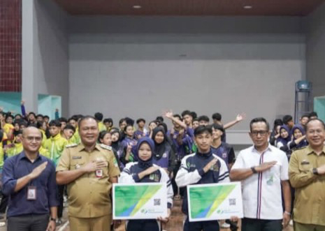 641 Atlet Muda Bertanding di POPWILDA Jabar Wilayah II, Wabup Karawang Buka Ajang Olahraga Pelajar di GOR Panatayuda