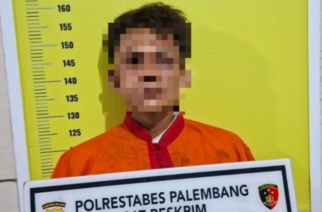 Polrestabes Palembang Bekuk Satu Pelaku Curanmor Beraksi Terekam CCTV, Tiga Komplotan Masih Buron