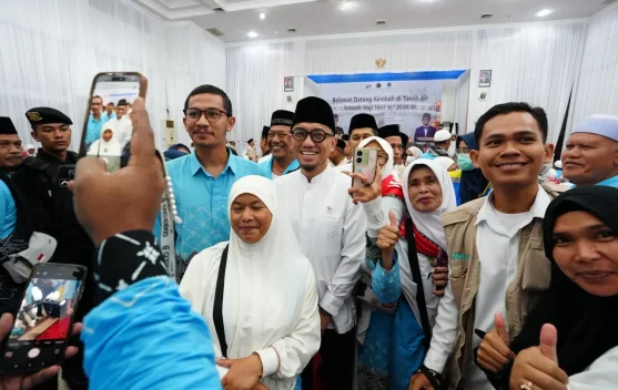 Wamenhaj Dahnil Anzar Simanjuntak Sambut Kloter Terakhir Haji Aceh, Tekankan Kemabruran sebagai Oleh-Oleh Abadi