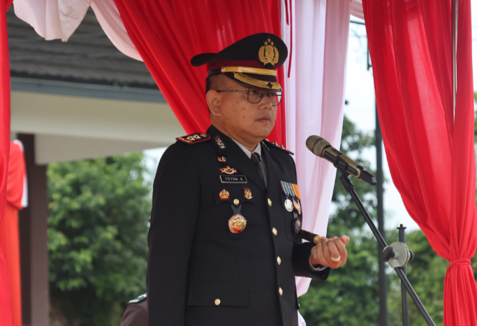Polres Bengkulu Tengah Peringati Hari Bhayangkara ke-80, Kapolres Ajak Personel Introspeksi dan Tingkatkan Pelayanan ke Masyarakat