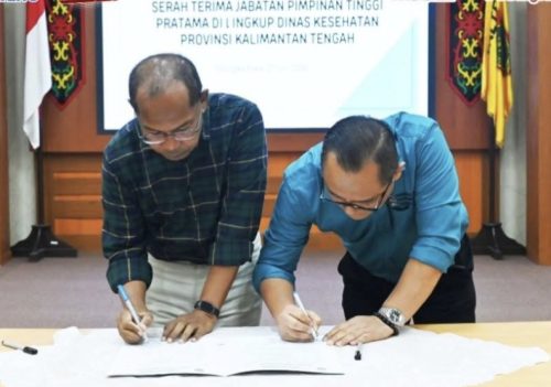 Plt. Kadinkes Kalteng dr. Mikko Uriamapas Resmi Dilantik, Komitmen Lanjutkan Program Kesehatan Prioritas