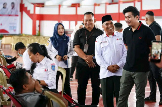 PMI Bengkulu Utara Kumpulkan 121 Kantong Darah di Hari Donor Darah Sedunia 2026, Bupati Arie Septia Apresiasi Pendonor