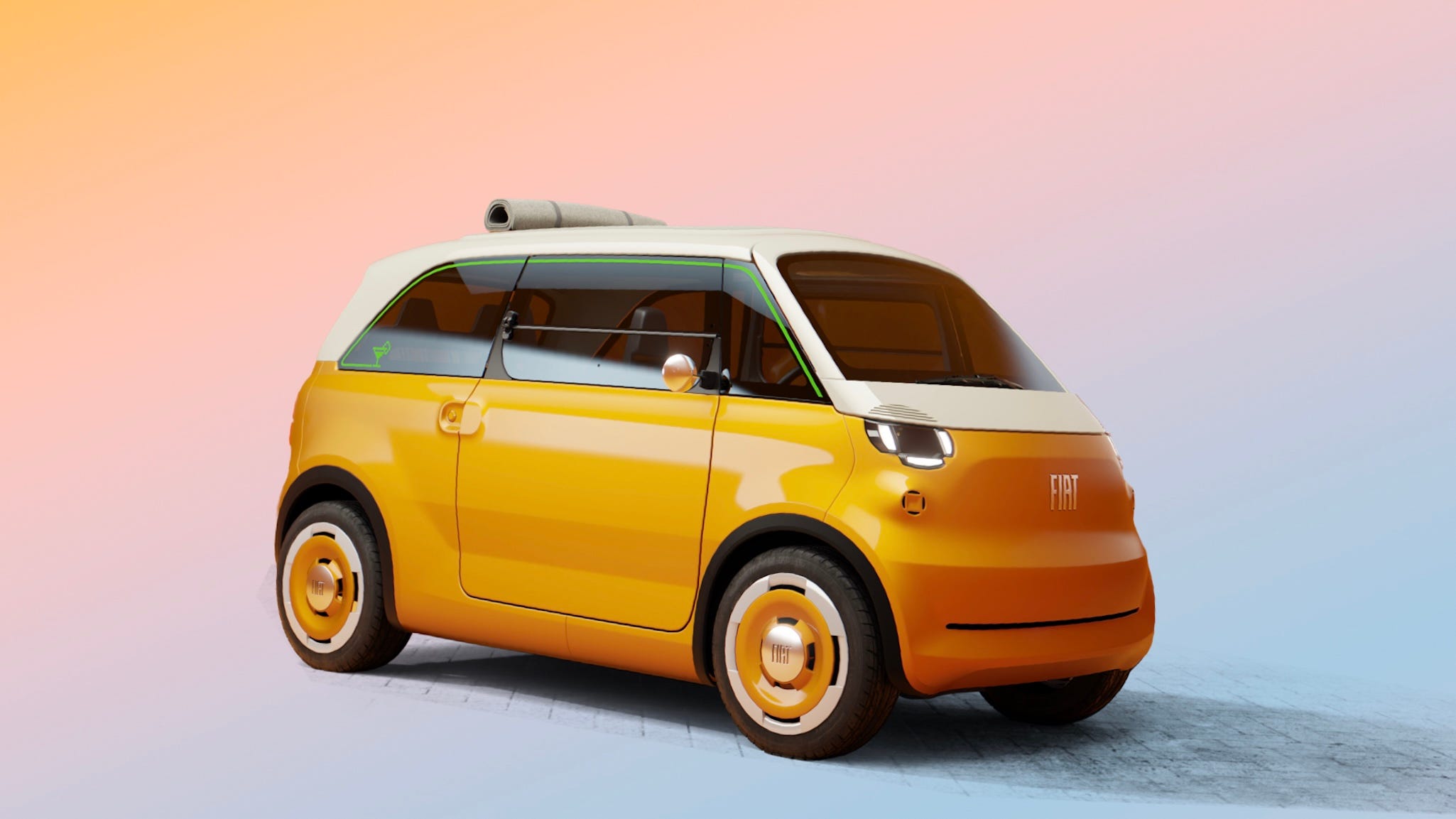 Konsep Fiat Multiplina Hadirkan EV Mungil Seukuran Fiat 500, Lebih Bertenaga dari Topolino