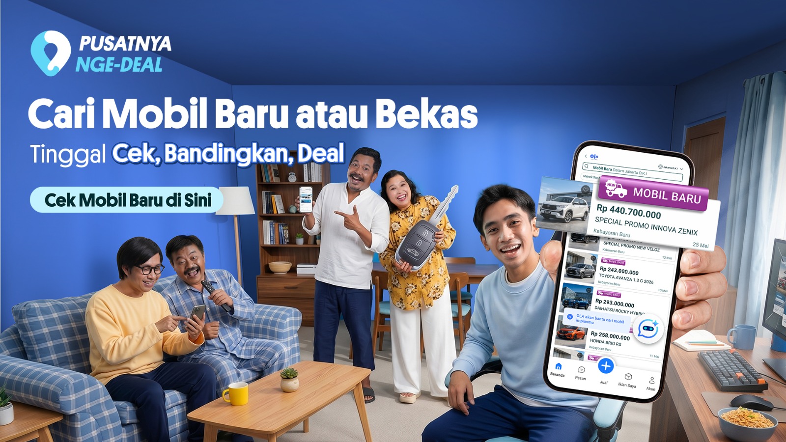OLX Tambah Kategori Mobil Baru, Pengguna Bisa Bandingkan Langsung dengan Unit Bekas