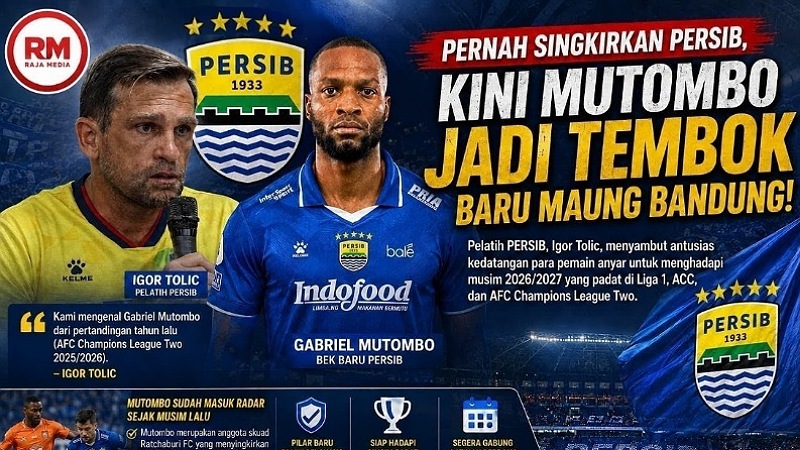Gabriel Mutombo, Bek yang Pernah Menyingkirkan Persib, Kini Jadi Andalan Baru Maung Bandung
