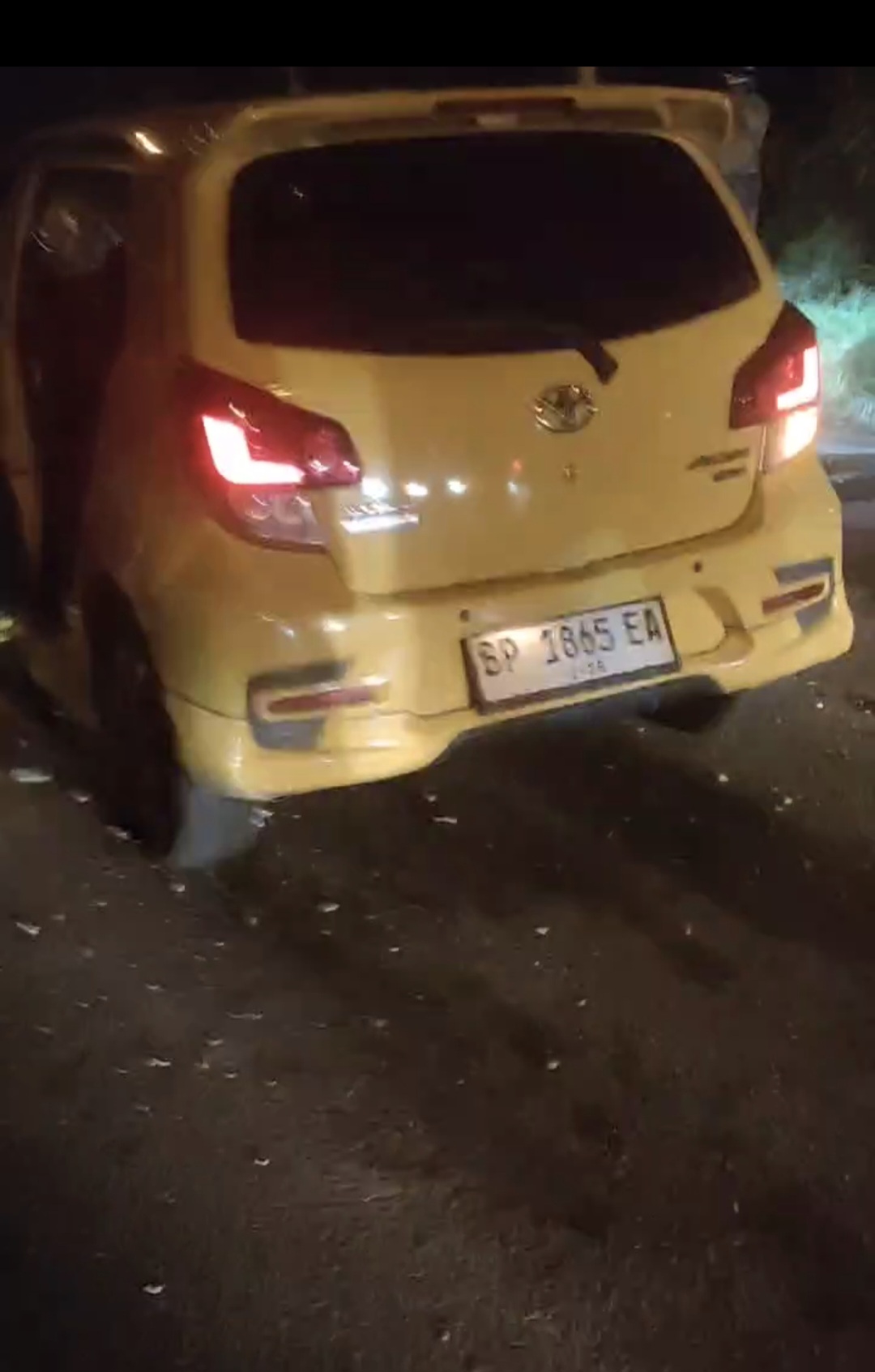 Kecelakaan di Trans Barelang Batam, Toyota Agya Vs Motor Tewaskan Pengendara di Tempat
