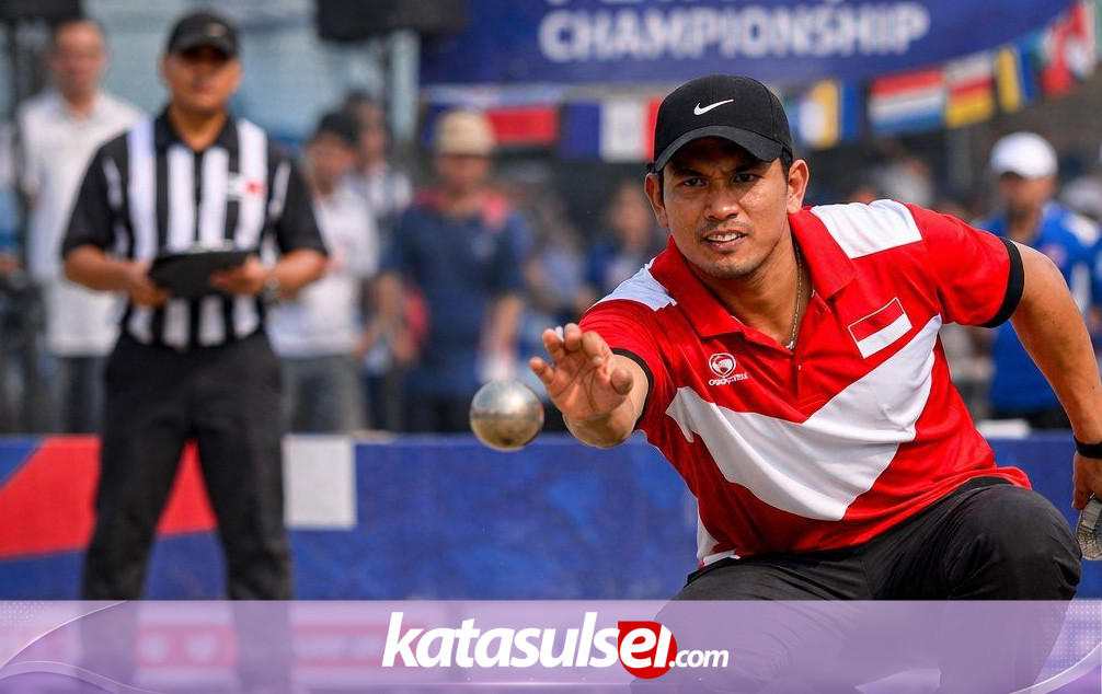 Wajo Juara Petanque Porsenijar Sulsel 2026, Makassar Harus Puas Medali Perak di Sidrap