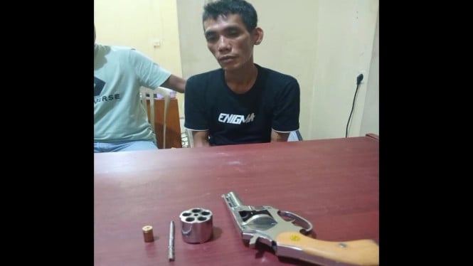 Emosi Undangan Pesta, Andi Rustam Tembak Kepala Tetangga di Lampung Timur, 12 Jam Menyerahkan Diri