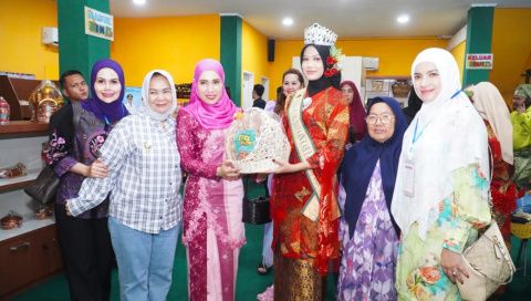 Wakil Bupati Langkat Tiorita Surbakti Ajak Warga Medan Kunjungi Paviliun di PRSU ke-50, Ada Ikan Hias hingga Sejarah Kesultanan