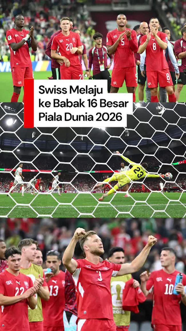 Swiss Taklukan Aljazair 2-0, Tiket ke Babak 16 Besar Piala Dunia 2026 Sudah di Tangan