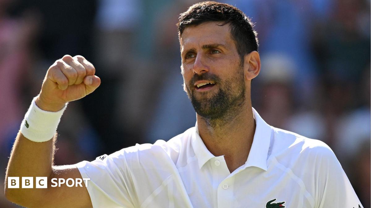 Novak Djokovic Samai Rekor 105 Kemenangan Tunggal Putra Wimbledon Milik Federer Usai Kalahkan Rinderknech